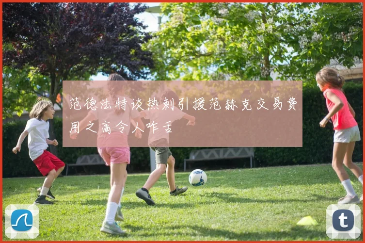 范德法特谈热刺引援范赫克交易费用之高令人咋舌